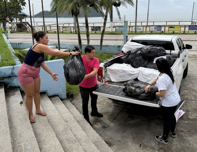 Fundo Social de São Sebastião envia apoio a Ubatuba após fortes chuvas