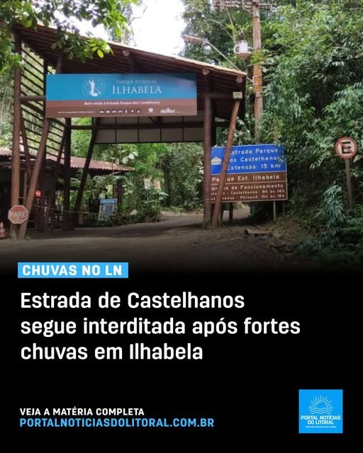 Estrada-Parque Castelhanos Interditada