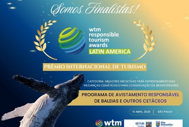 São Sebastião é finalista em prêmio internacional de turismo sustentável