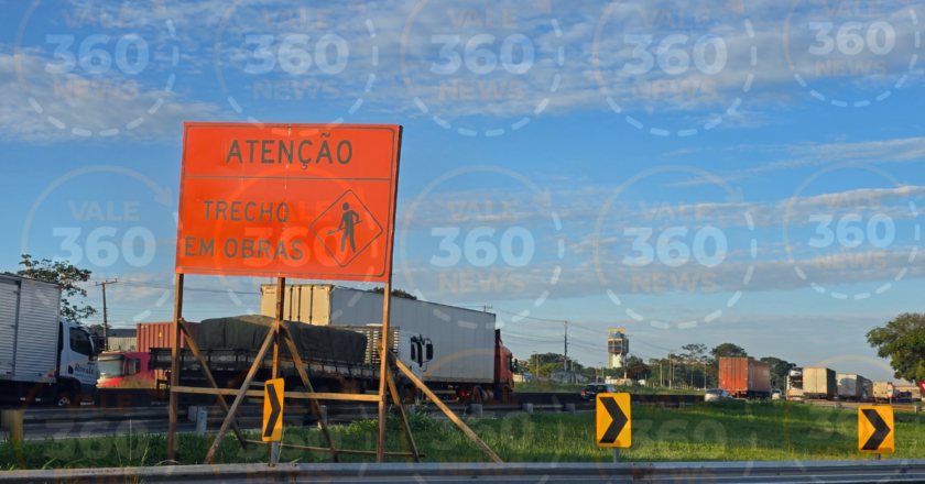 Via Dutra é interditada em Caçapava por remoção de passarela