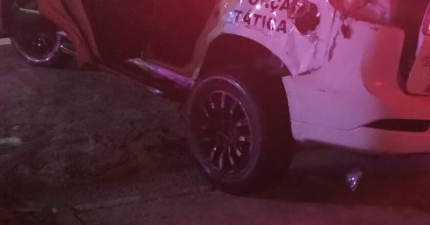 Viatura da PM capota em Taubaté e um PM morre e outro fica gravemente ferido