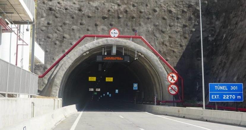 Túneis dos Contornos fechados para manutenção noturna