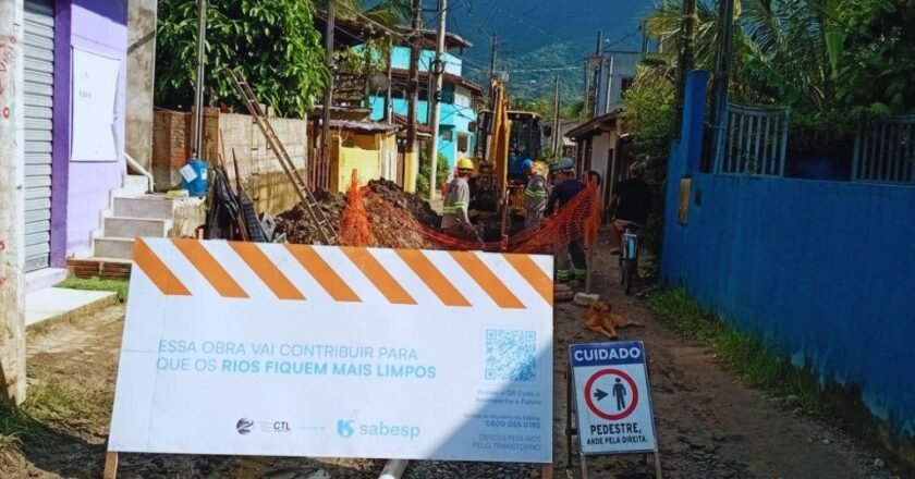 Sabesp realiza melhorias no sistema de esgoto no bairro Cambury, em São Sebastião a partir de segunda