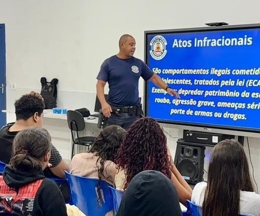 Guarda leva orientação sobre violência contra a mulher às escolas