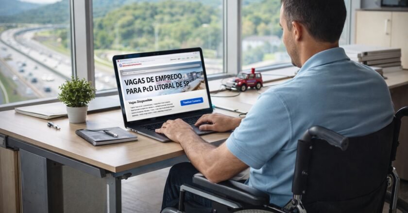 Litoral de SP oferece 64 vagas de emprego para PcD