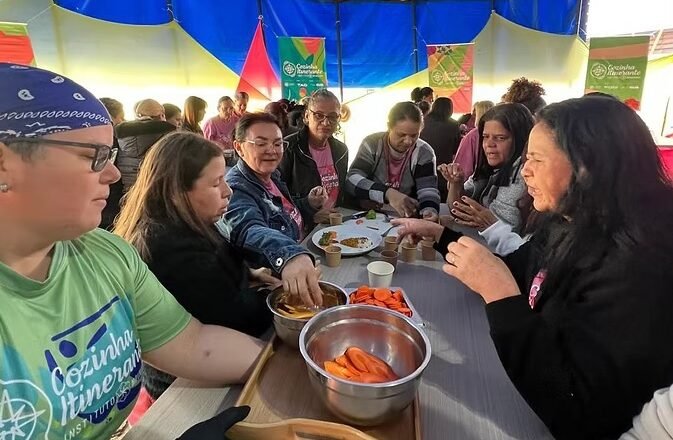 Cozinha Itinerante lança ações em São Sebastião