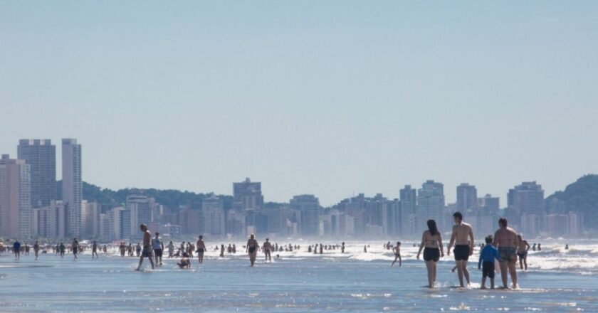 8 praias de Praia Grande são consideradas impróprias para banho