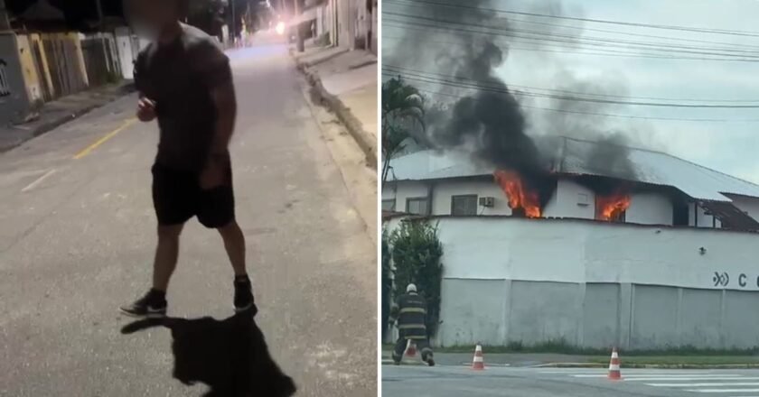 Incêndio em escola de Bertioga: paciente é transferido para tratamento especializado