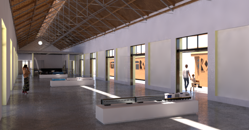 Obras do futuro Museu Ferroviário de Santos avançam no Valongo