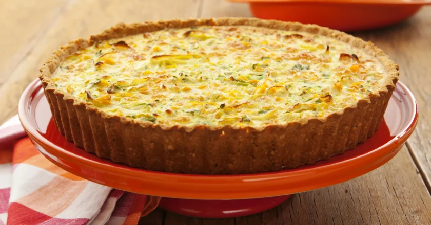 Receita: Quiche leve de Cream Cracker e legumes