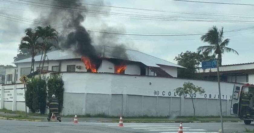 Incêndio atinge escola em Bertioga; ninguém ferido