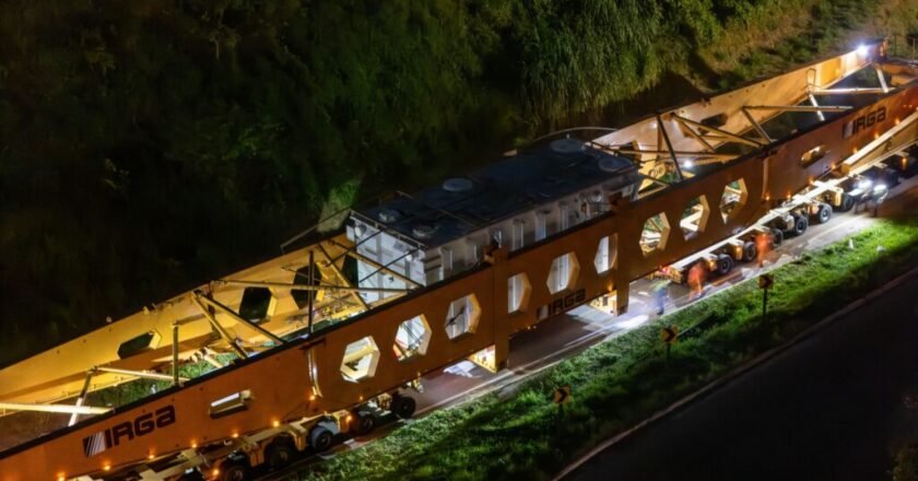 Megacarga na Rodovia dos Tamoios exige operação em três fases