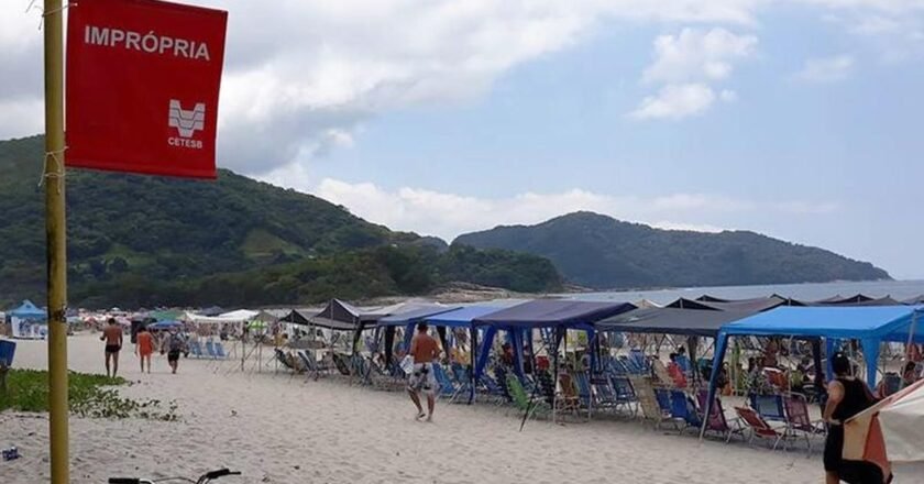 Cetesb aponta 35 praias impróprias para banho no Litoral de SP