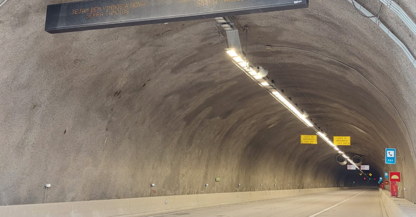 Túneis da rodovia dos Tamoios fechados para manutenção noturna