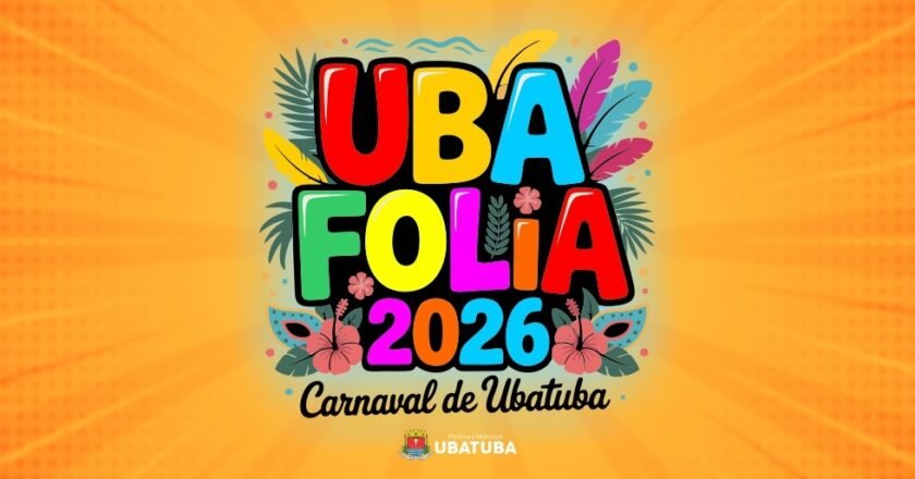 Avenida Iperoig fechada para Carnaval 2026 em Ubatuba