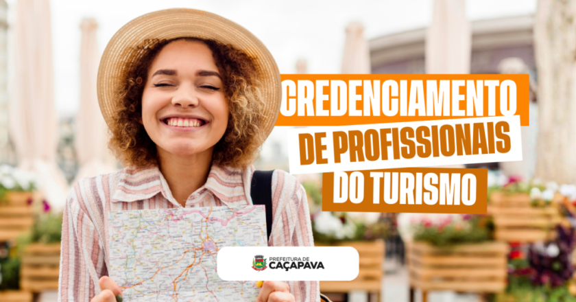 Prefeitura abre credenciamento para 500 profissionais de turismo em Caçapava