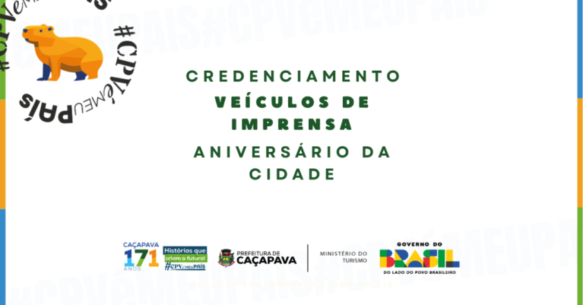 Caçapava abre credenciamento para imprensa em grande evento