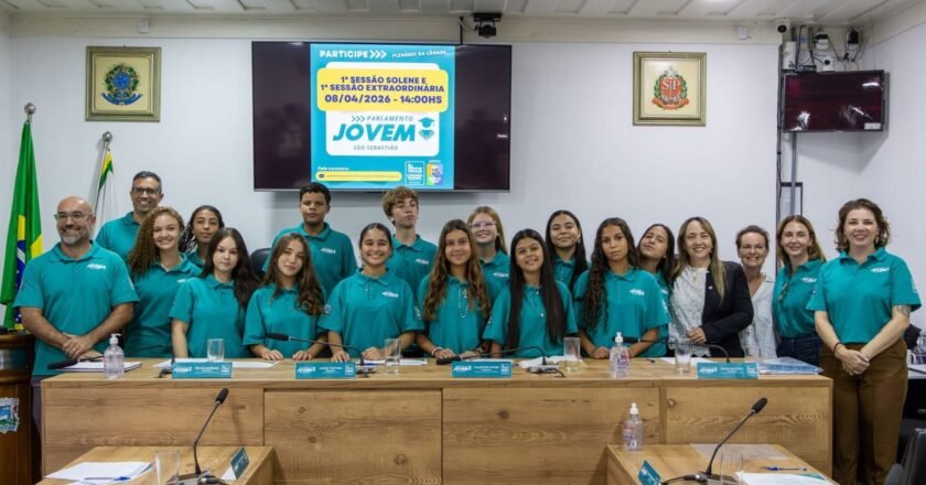 Parlamento Jovem de 2026 é inaugurado em São Sebastião com grande expectativa
