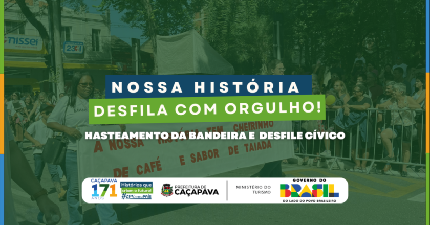 Caçapava comemora 171 anos em desfile cívico comunitário