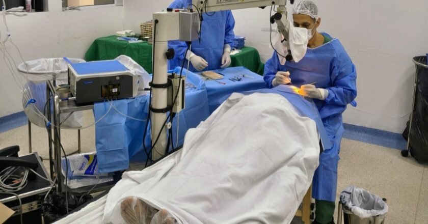 Mutirão oftalmológico amplia atendimentos e programa atinge 110 cirurgias