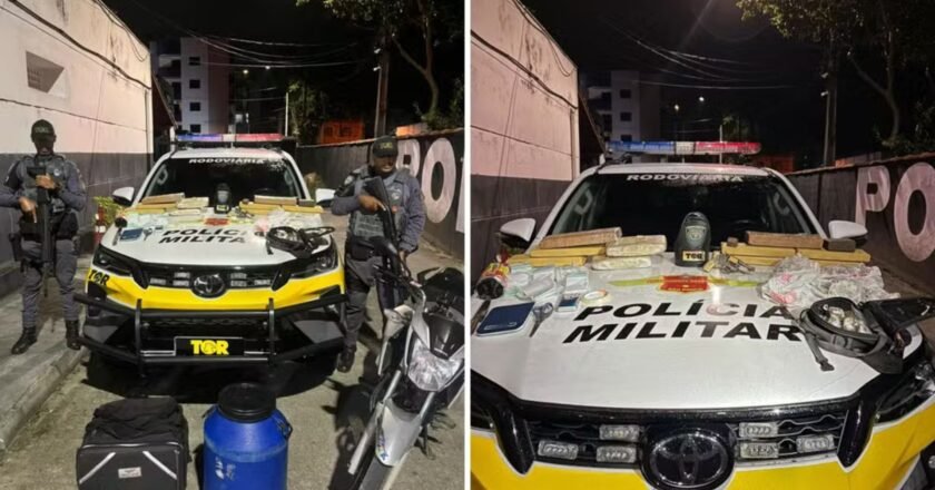 Homem preso com arma e drogas em rodovia