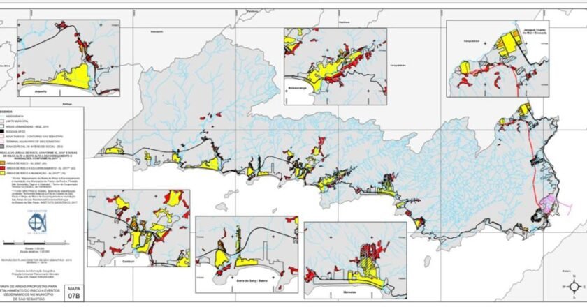 Litoral Norte carece de mapas de risco atualizados
