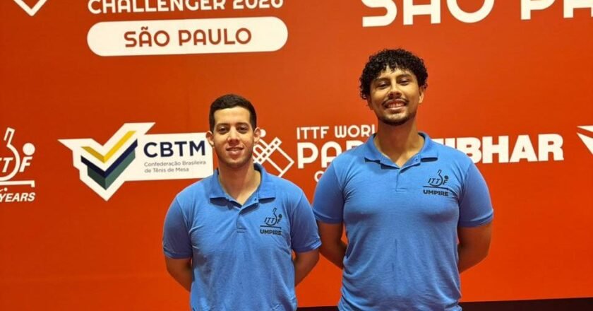 Árbitros de Bertioga participam de torneio mundial de tênis