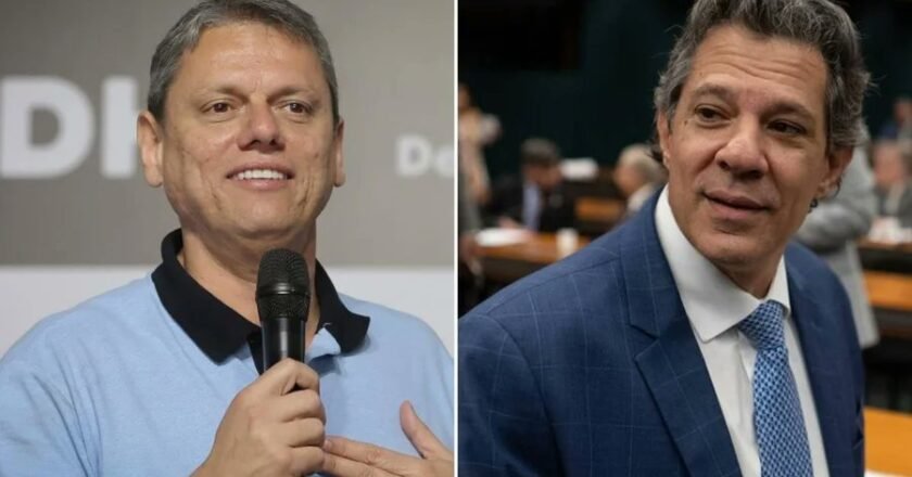 Pesquisa indica Tarcísio 12 pontos à frente