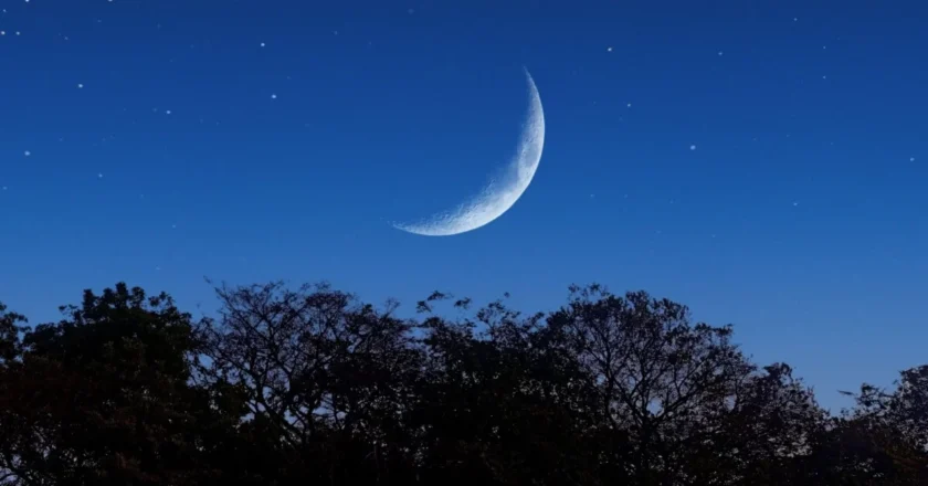 Lua em fase minguante no dia 10 de fevereiro