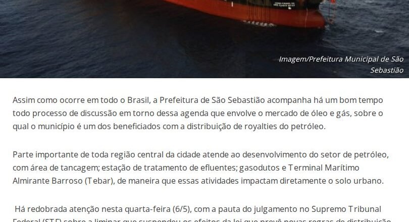Expectativa em São Sebastião após decisão do STF