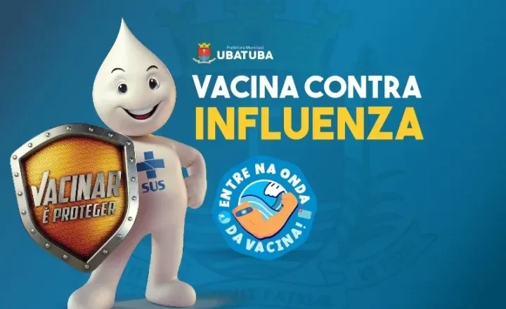 Ubatuba amplia vacinação contra gripe para toda população
