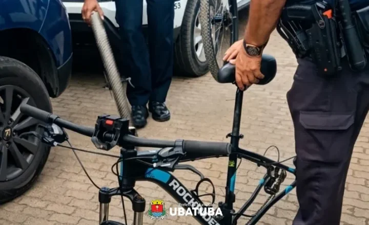 GCM recupera bicicleta e prende suspeito em Ubatuba