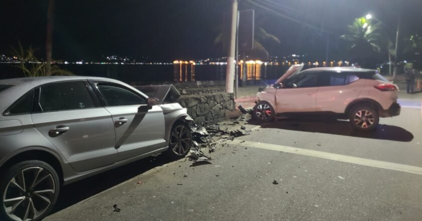 Acidente deixa quatro feridos em Pontal da Cruz