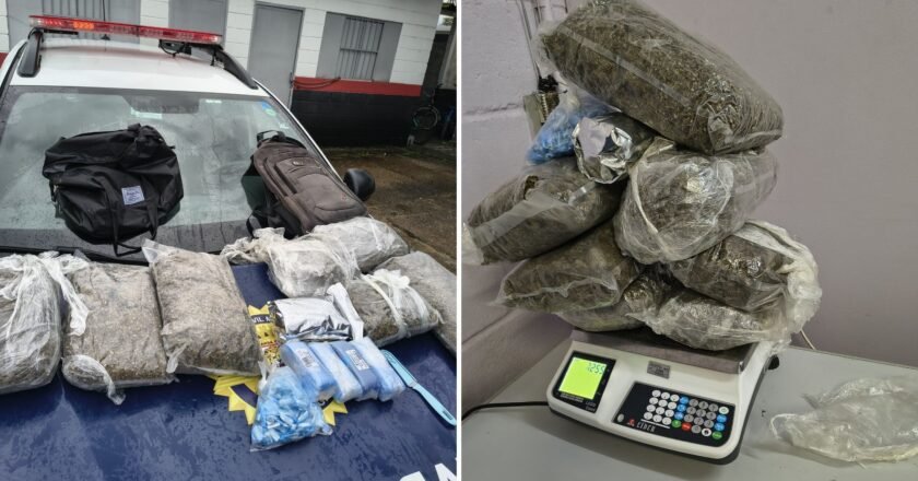Suspeito cai em córrego e GCM apreende 7