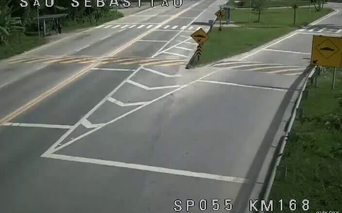 Tráfego normal em trecho da SP 055