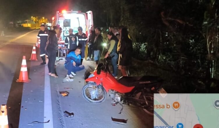 Colisão entre motocicletas deixa quatro feridos na Rio-Santos
