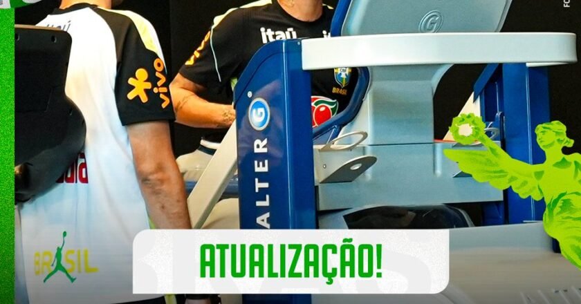 Neymar apresenta boa evolução no tratamento