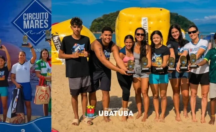 Equipe de Ubatuba brilha no Circuito Mares